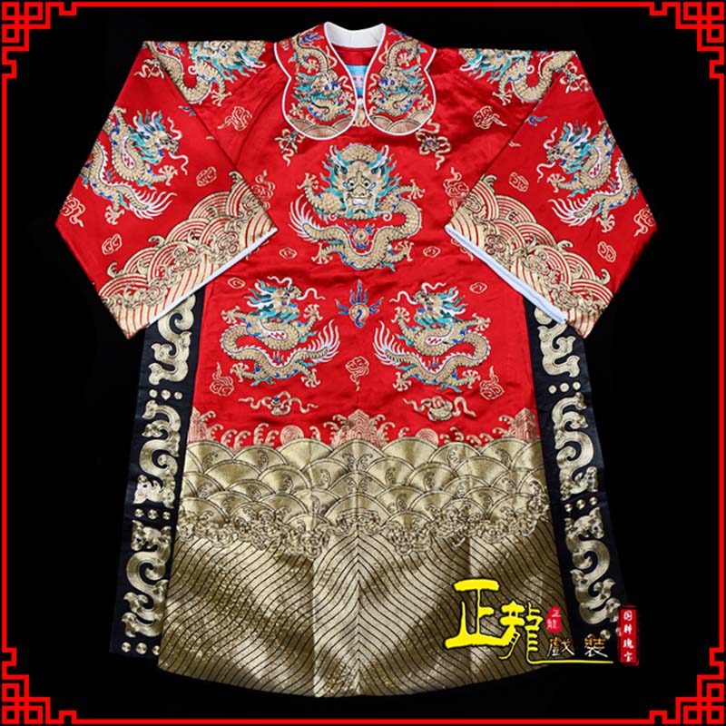 义乌皇帝蟒袍全金八宝团龙蟒